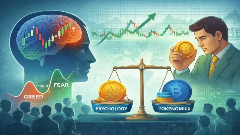 Strategic balance between crypto market psychology and tokenomics
